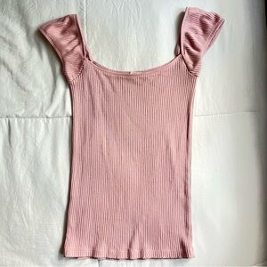 pink aritzia top